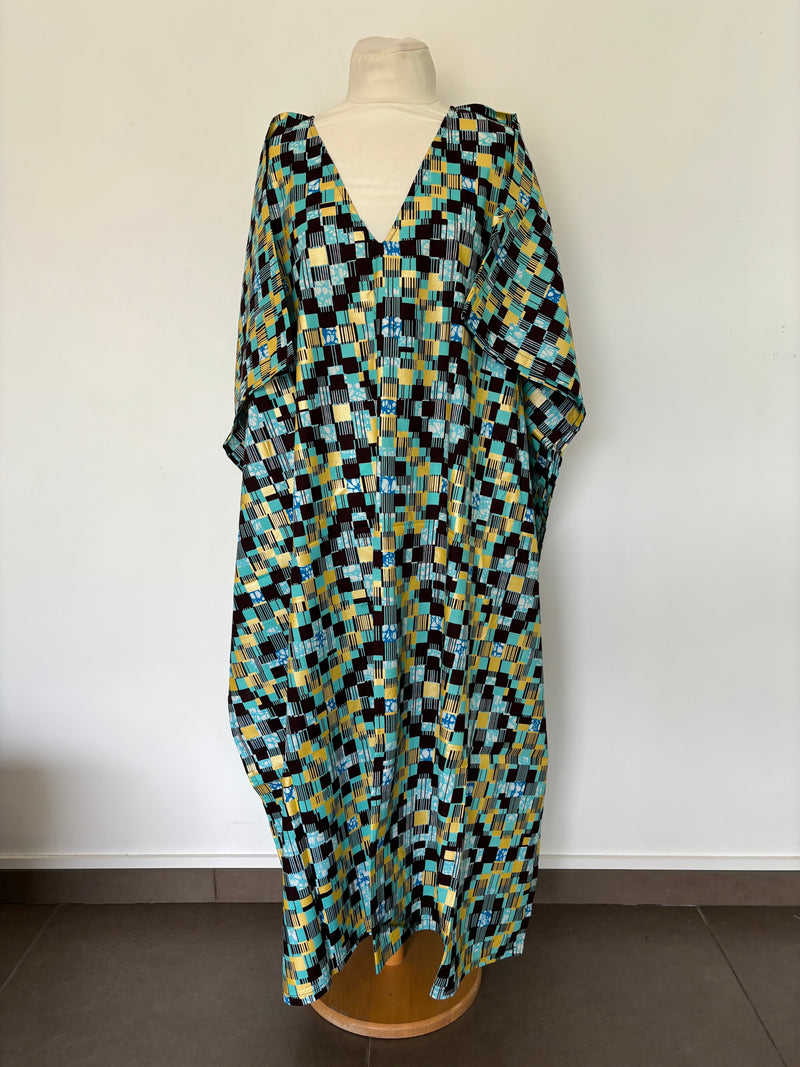 Boubou Africain Robe Femme Tenue L ATELIER WAX DE CLARISSE