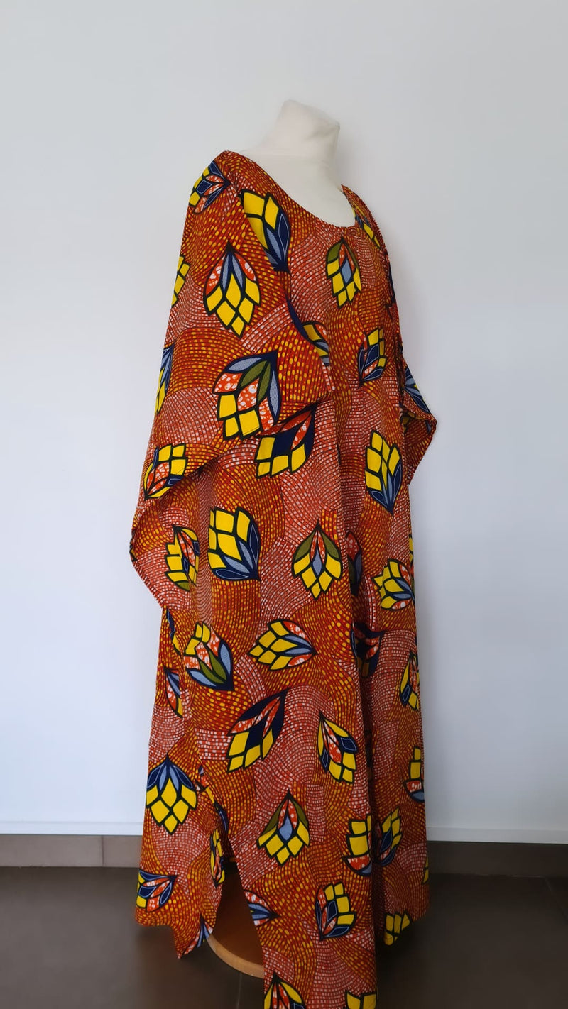 Boubou africain femme -  Caftan africain - robe africaine longue OR001